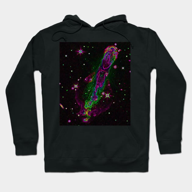 Black Panther Art - Glowing Edges 223 Hoodie by The Black Panther